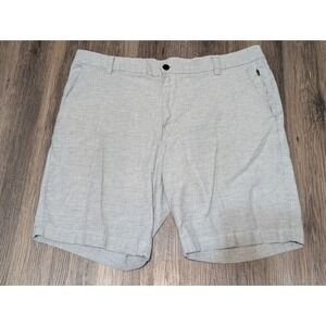 Lululemon Grey Shorts Mens Size 36 Athletic Golf Casual Everyday Active LW7AFZSE